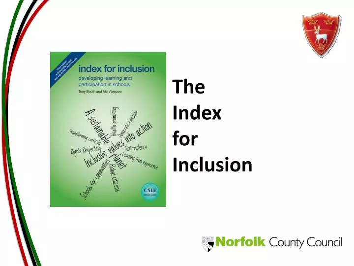 the index for inclusion