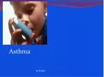 Asthma - slide 1