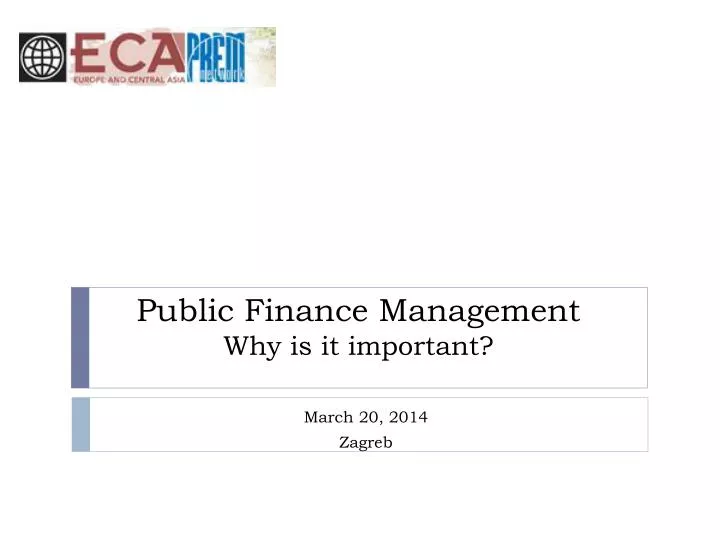 public finance management why is it important