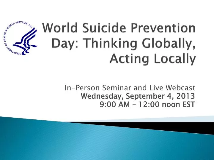 world suicide prevention day thinking globally acting locally