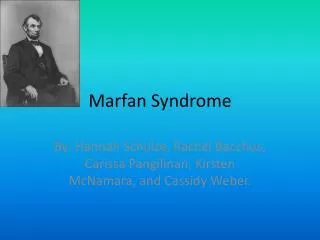 PPT - Marfan Syndrome PowerPoint Presentation, free download - ID:3341414