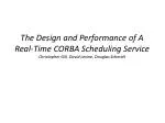 Design and Performance of a Real-Time CORBA Scheduling Service for Avionics Applications - slide 1