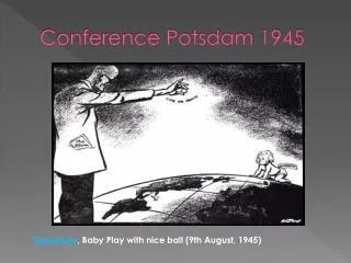 Conference Potsdam 1945