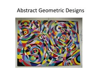 Abstract Geometric Designs