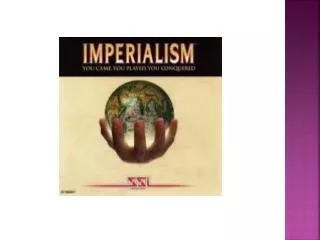 New Imperialism vs. Exploration Imperialism 15 th -16 th cent:
