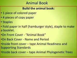 Animal Book