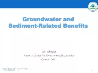 Groundwater and Sediment-Related Benefits