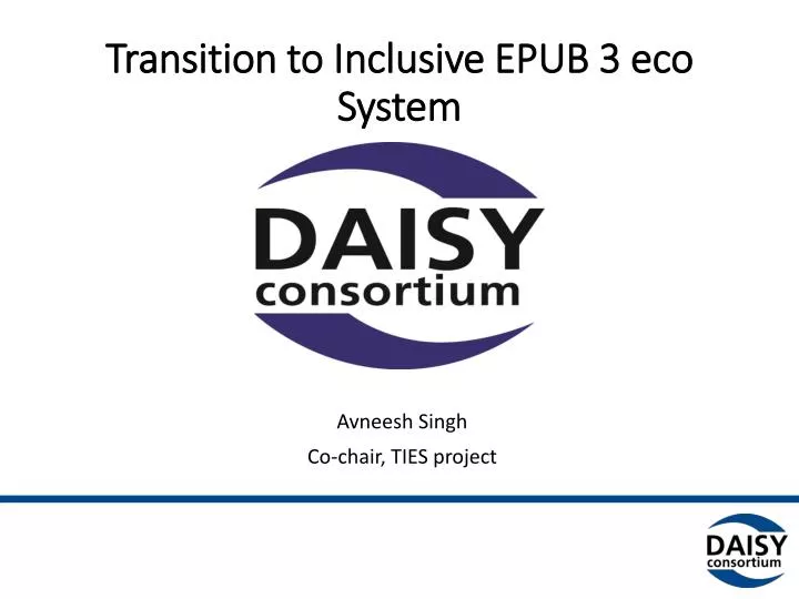 transition to inclusive epub 3 eco system
