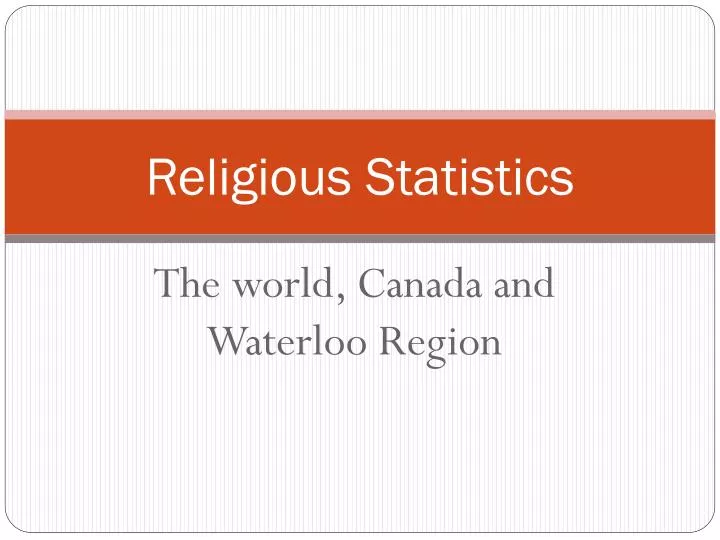 religious statistics