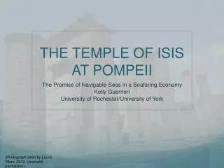 THE TEMPLE OF ISIS AT POMPEII