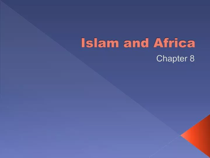 islam and africa