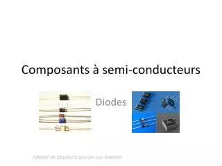 composants semi conducteurs