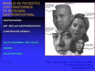 manejo de pacientes con trastornos de motilidad gastrointestinal