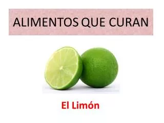 alimentos que curan