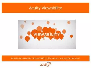 Acuity Viewability