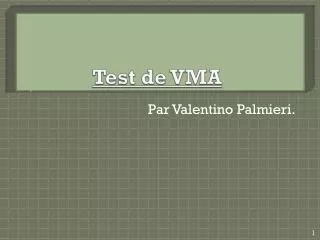 test de vma