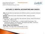 Course Behavioral Economics Alessandro Innocenti Academic year 2013-2014 - slide 1