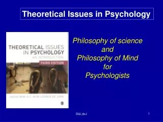 Theoretical Issues in Psychology