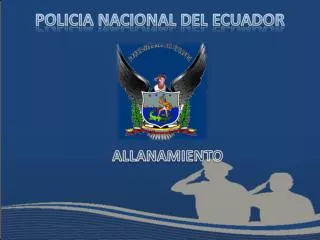 procedimientos de servicios policiales