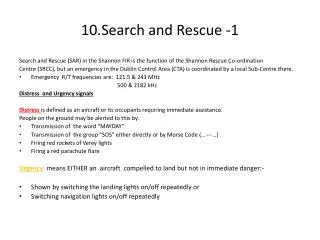 10.Search and Rescue -1