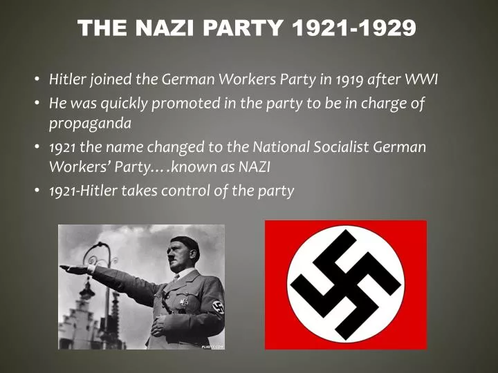 the nazi party 1921 1929