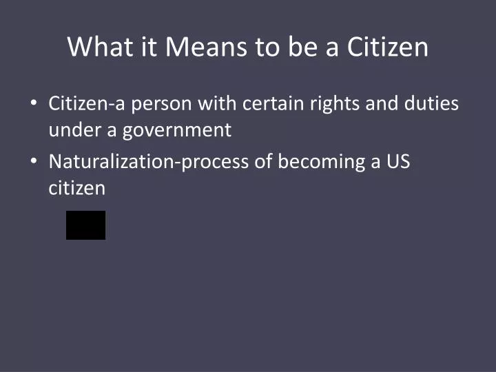 what it means to be a citizen