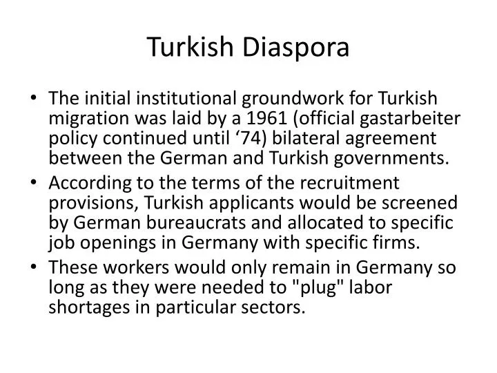 turkish diaspora