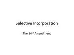 Selective Incorporation - slide 1
