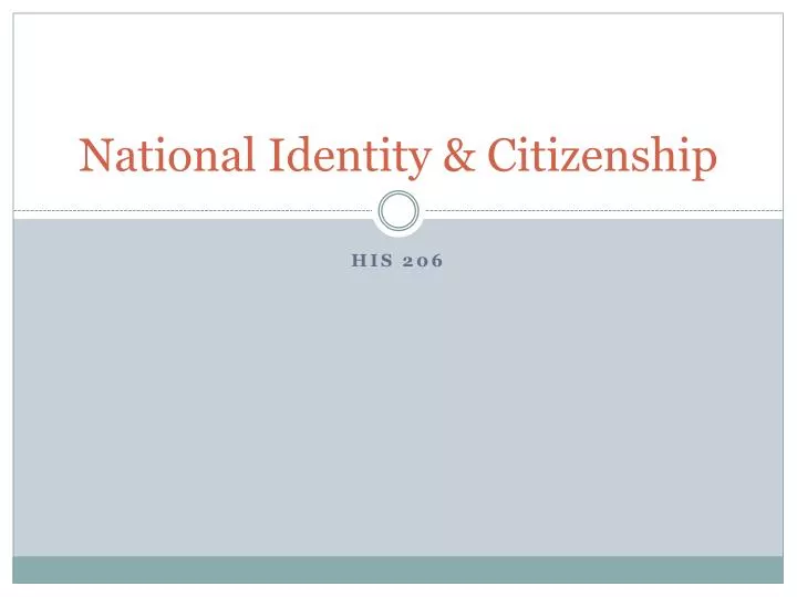 national identity citizenship