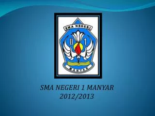 SMA NEGERI 1 MANYAR 2012/2013