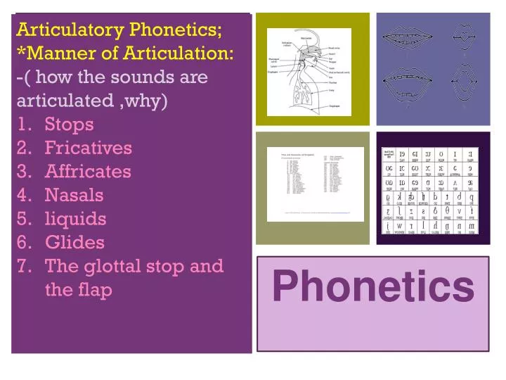 phonetics