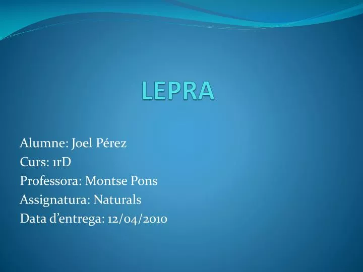lepra