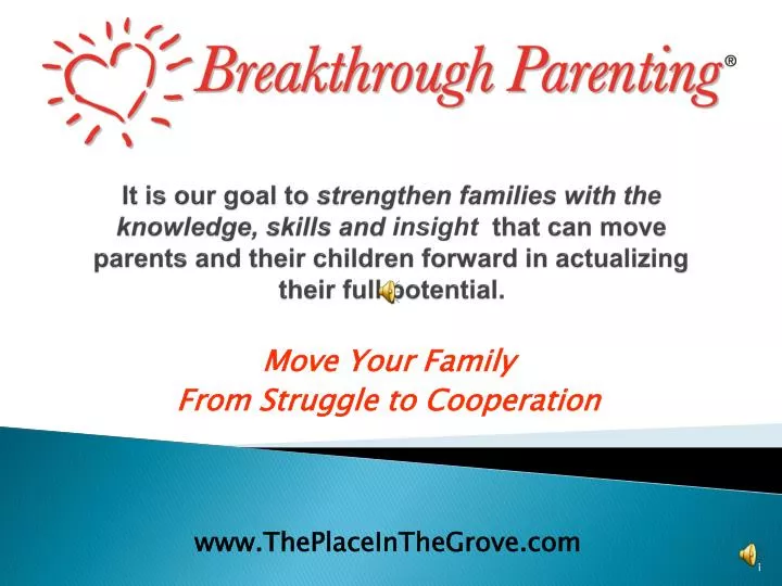 move your family from struggle to cooperation