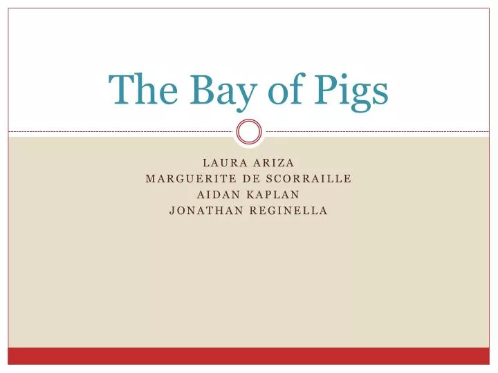 the bay of pigs