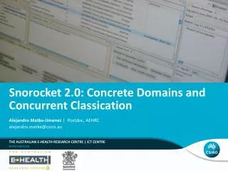 Snorocket 2.0: Concrete Domains and Concurrent Classication