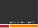 Population Attributes - slide 1
