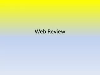 Web Review