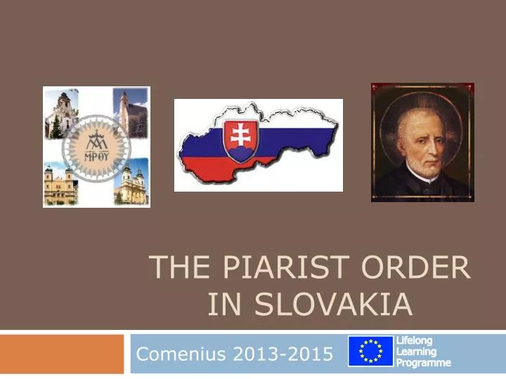 the piarist order in slovakia