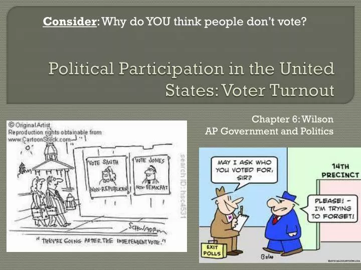 political participation in the united states voter turnout
