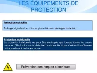 les quipements de protection