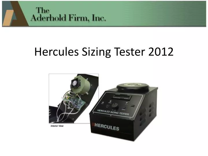 h ercules sizing tester 2012