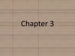 Chapter 3