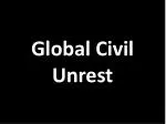 Global Civil Unrest