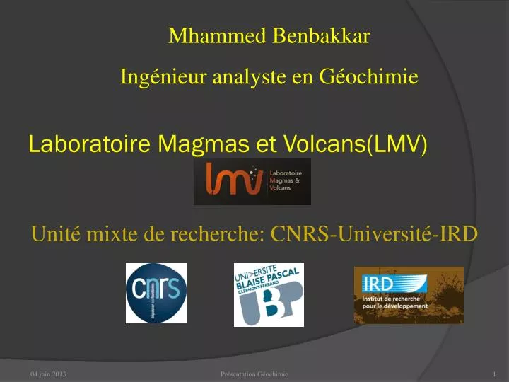 laboratoire magmas et volcans lmv