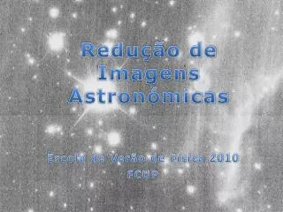 redu o de imagens astron micas