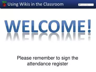 Using Wikis in the Classroom