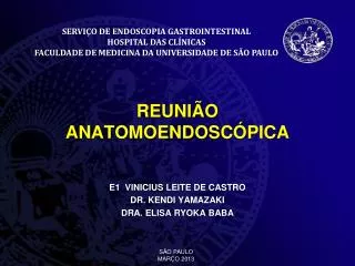 reuni o anatomoendosc pica