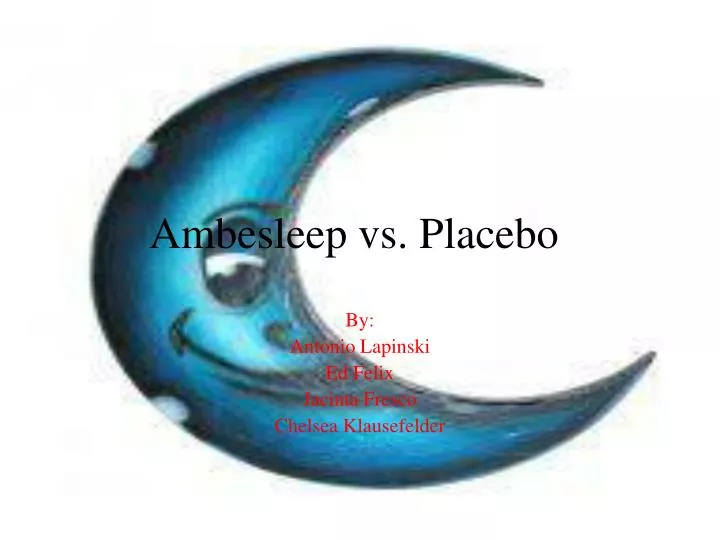 ambesleep vs placebo