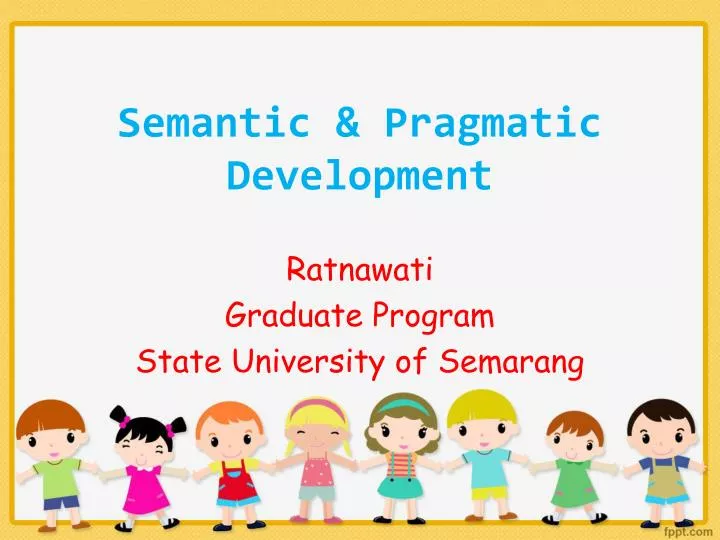 semantic pragmatic development
