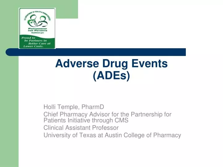 adverse drug events ades